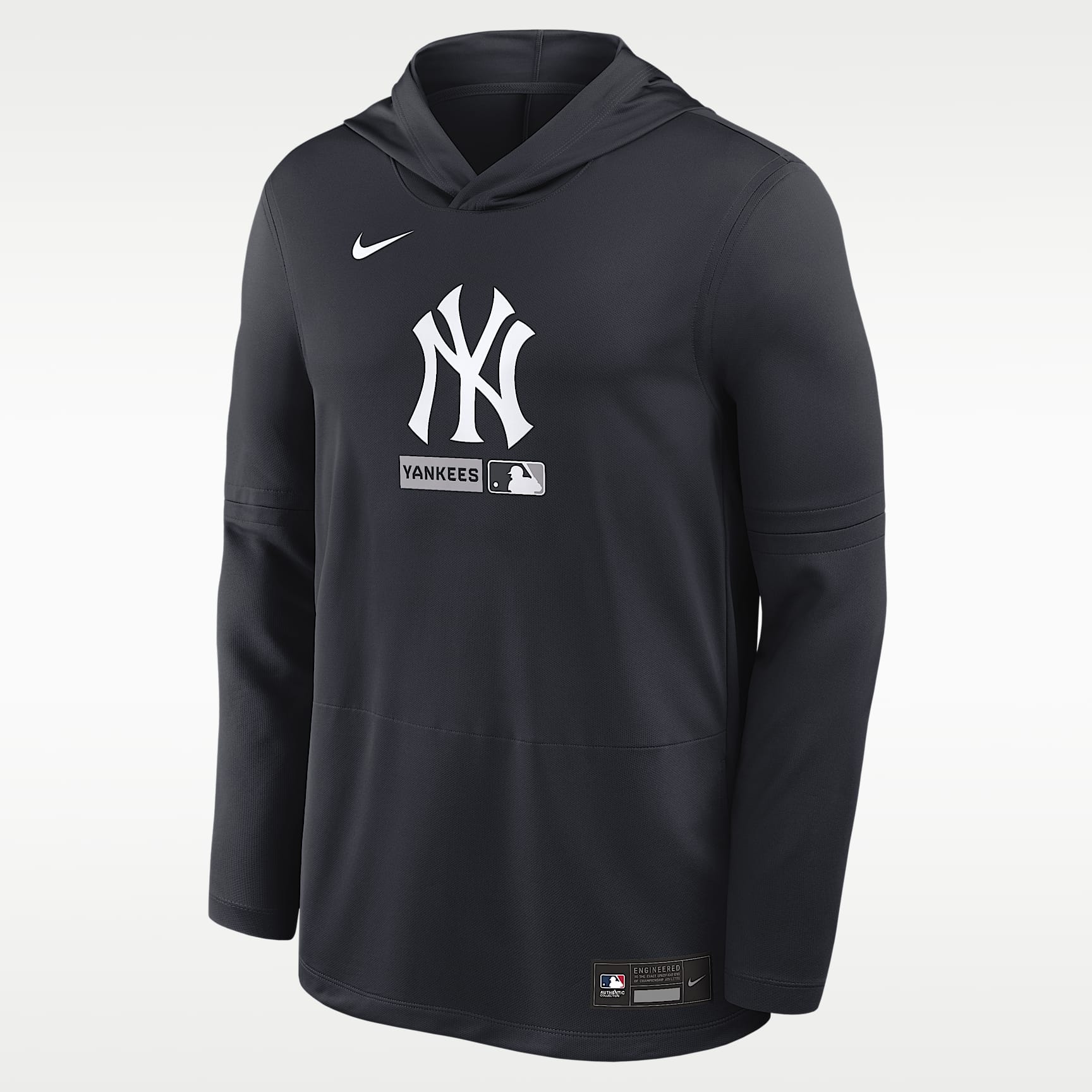 Nike Yankees フード付きスウェットシャツ New York Yankees Authentic Collection Men's Nike Dri-FIT MLB Long